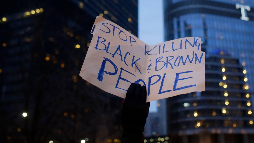 Protesty proti policejnímu násilí v USA (ilustrační snímek)