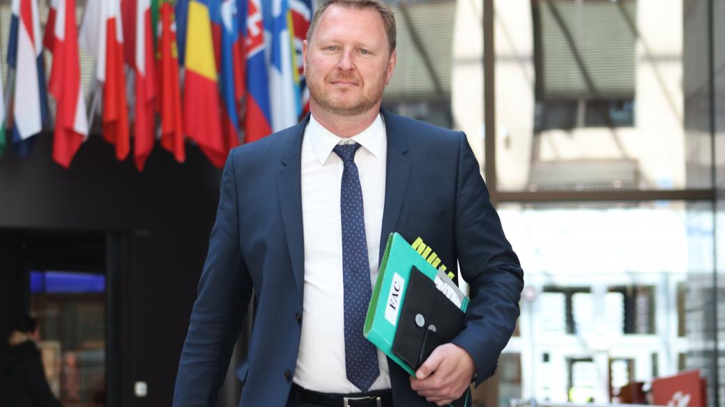 Šéf české diplomatické mise při Evropské unii Jakub Dürr na snímku z května 2019.