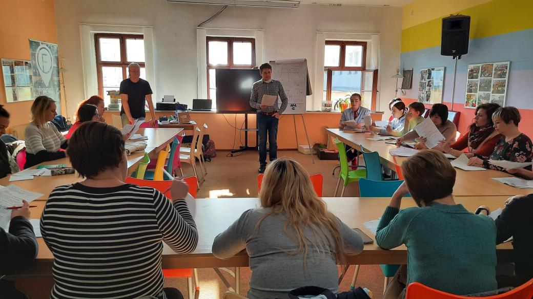 F-point Jihlava, výuka češtiny pro uprchlíky z Ukrajiny