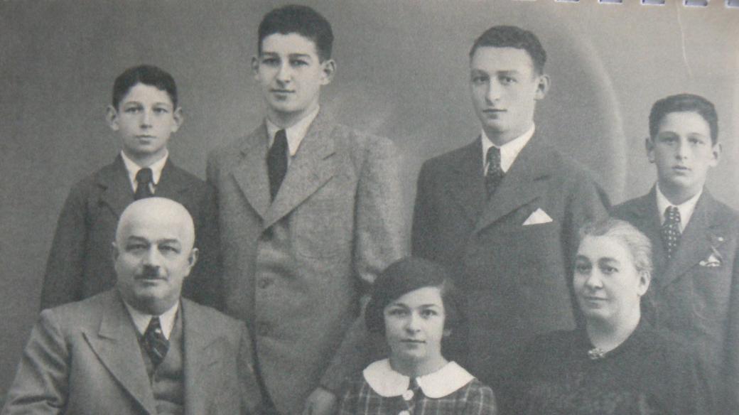 Max Mannheimer se svojí rodinou