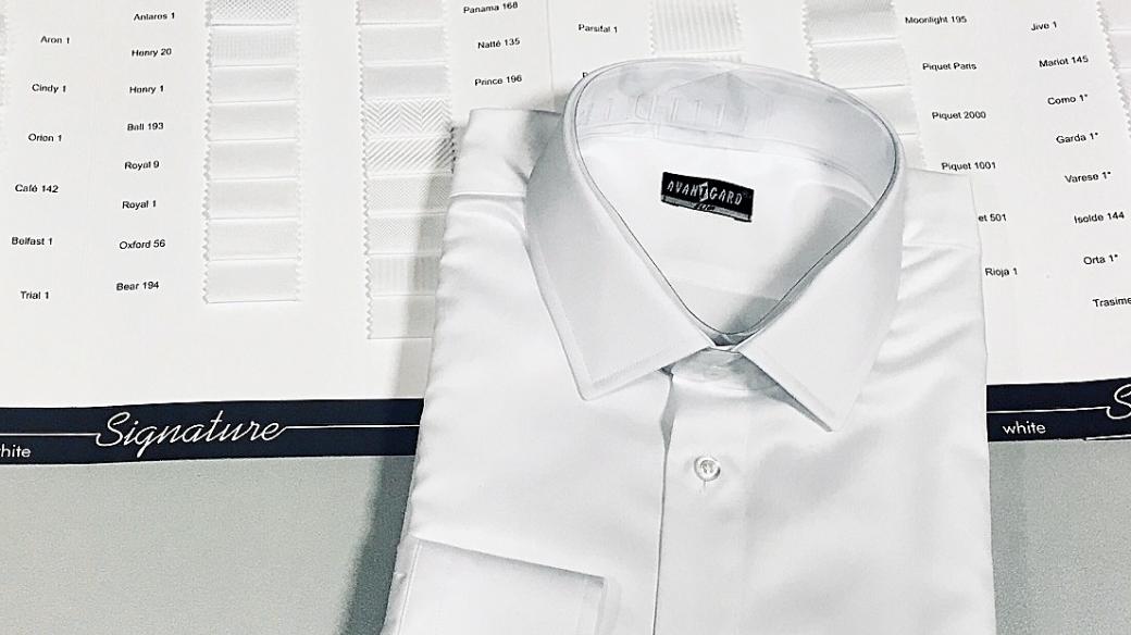 Bílá svatební košile z produkce Ivany Beránkové