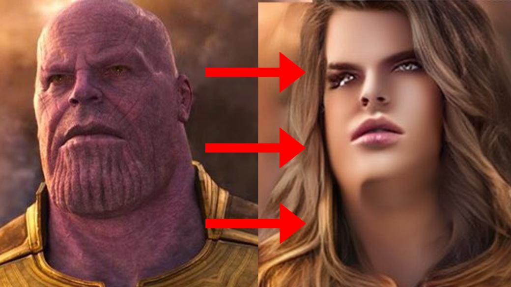 Yassifikovaný padouch Thanos ze série Avengers