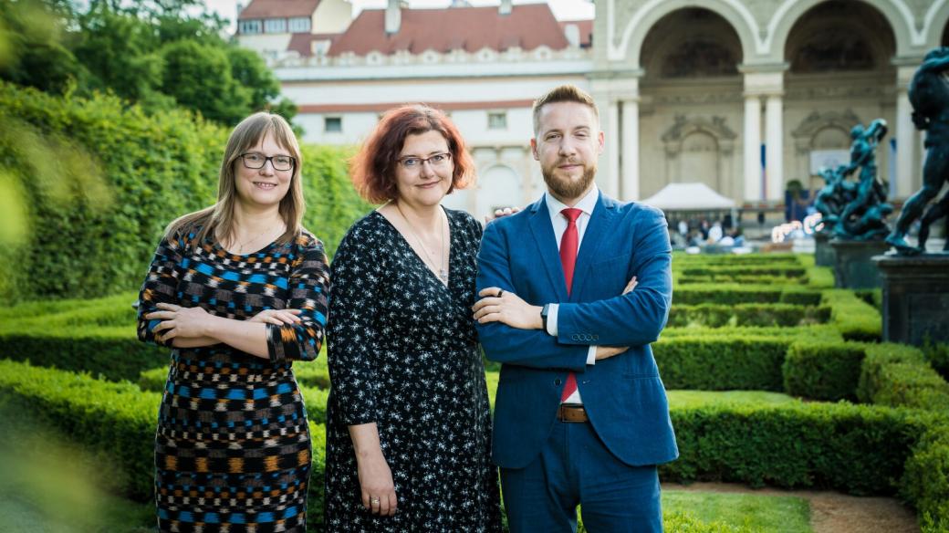 Zleva Barbora Havířová, Magdalena Málková, Daniel Pražák - 3 nejlepší finalisté letošního ročníků