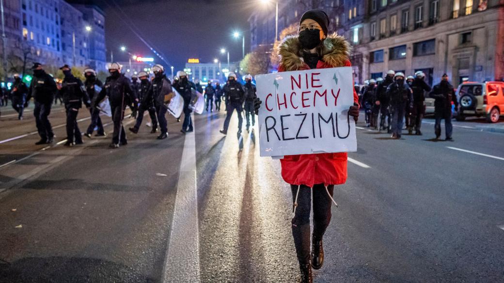 Protesty v Polsku, listopad 2020