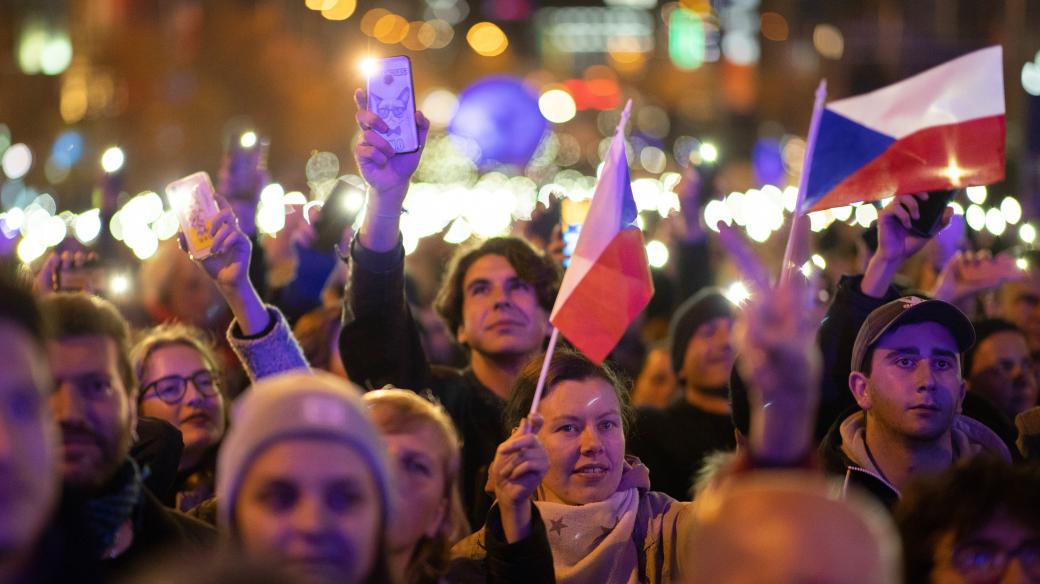 30. výročí sametové revoluce (Koncert pro budoucnost, 17. listopadu 2019, Václavské náměstí v Praze)