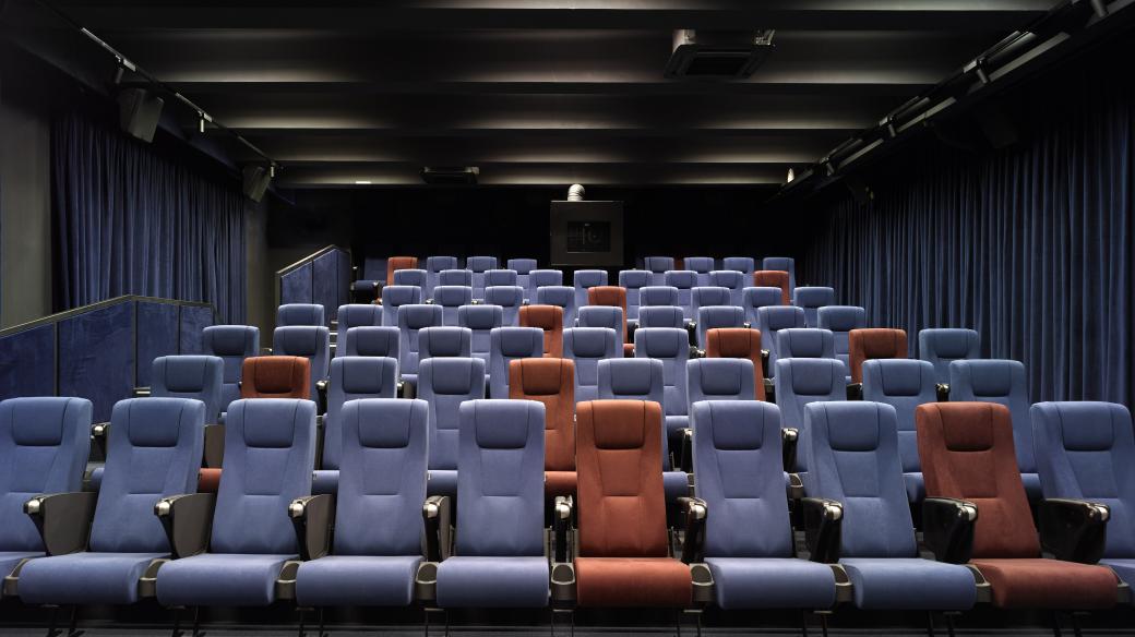 Kinosál nového filmového centra Edison Filmhub 