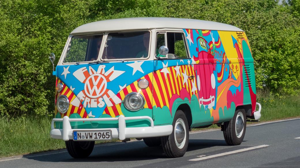 Volkswagen T1 se stal legendou díky hnutí hippies (ilustrační snímek)