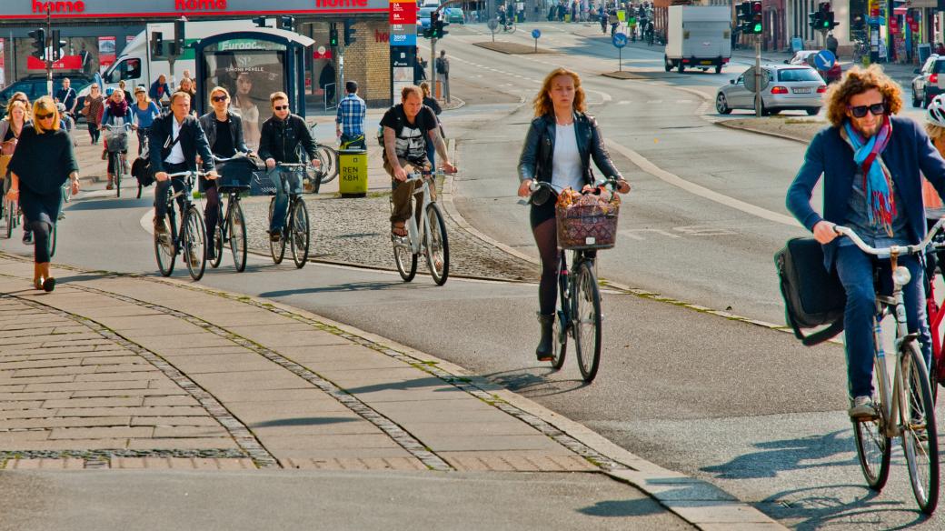 Cyklisti v Kodani