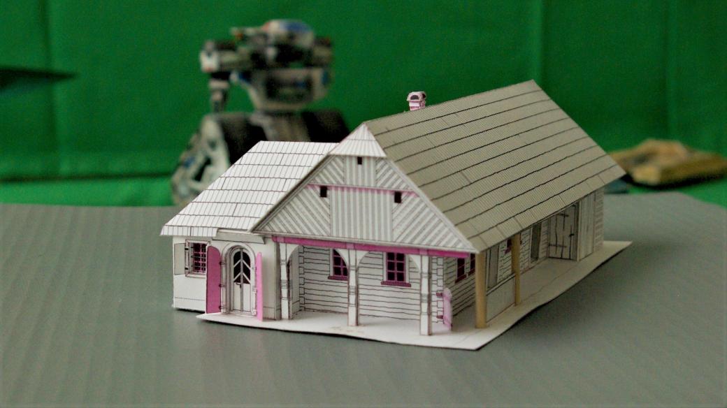 Model Rodného domku K. V. Raise od L. Badalce