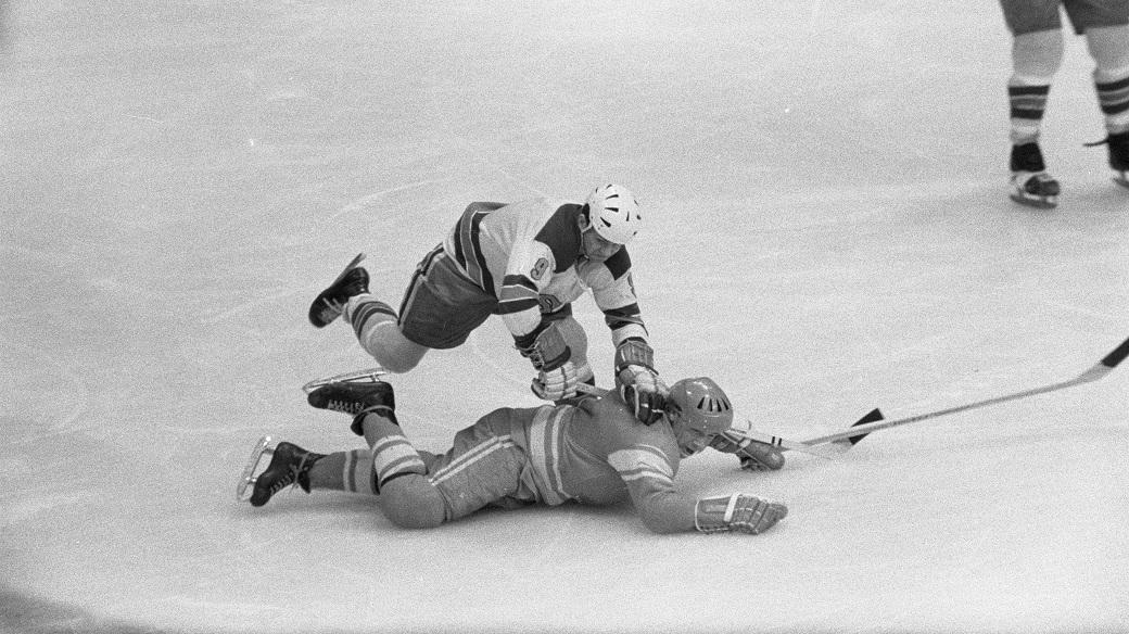 Hokejový zápas na ZOH 1968