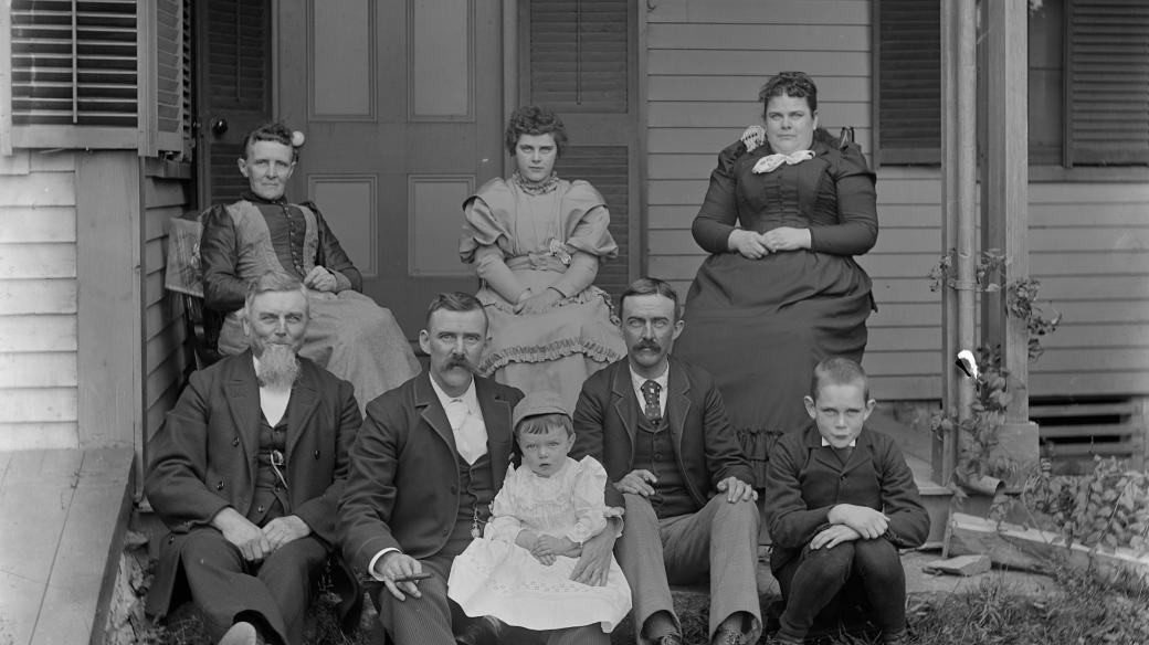 Americká rodina kolem roku 1900