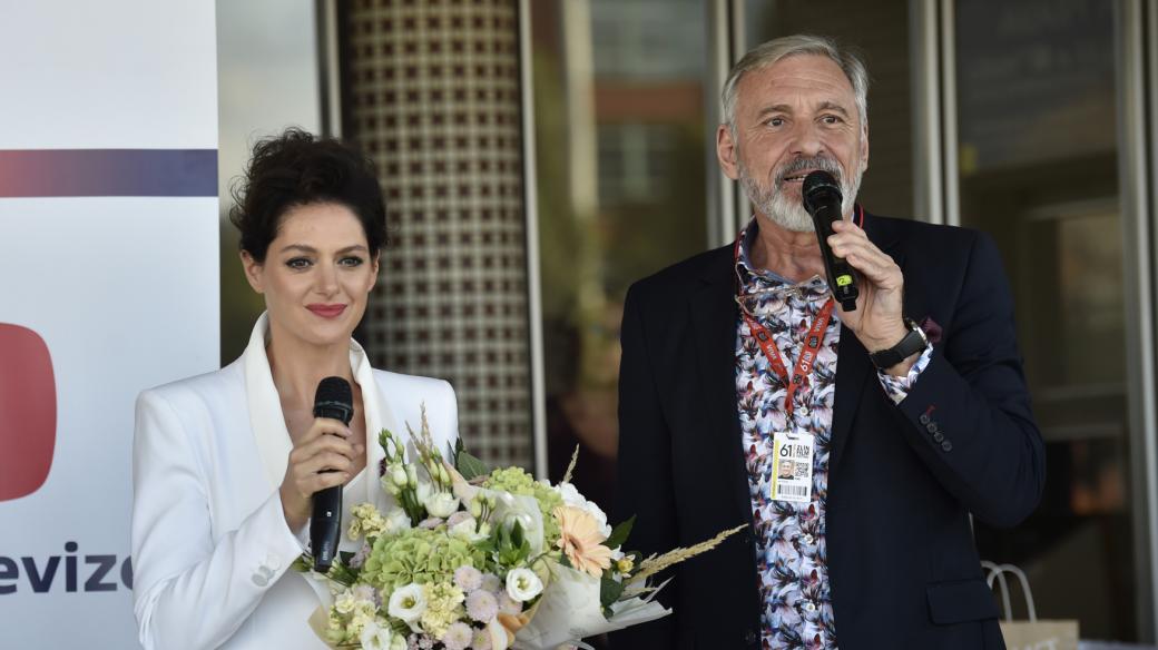 Klára Issová a Jan Čenský na Zlín Film Festivalu 2021
