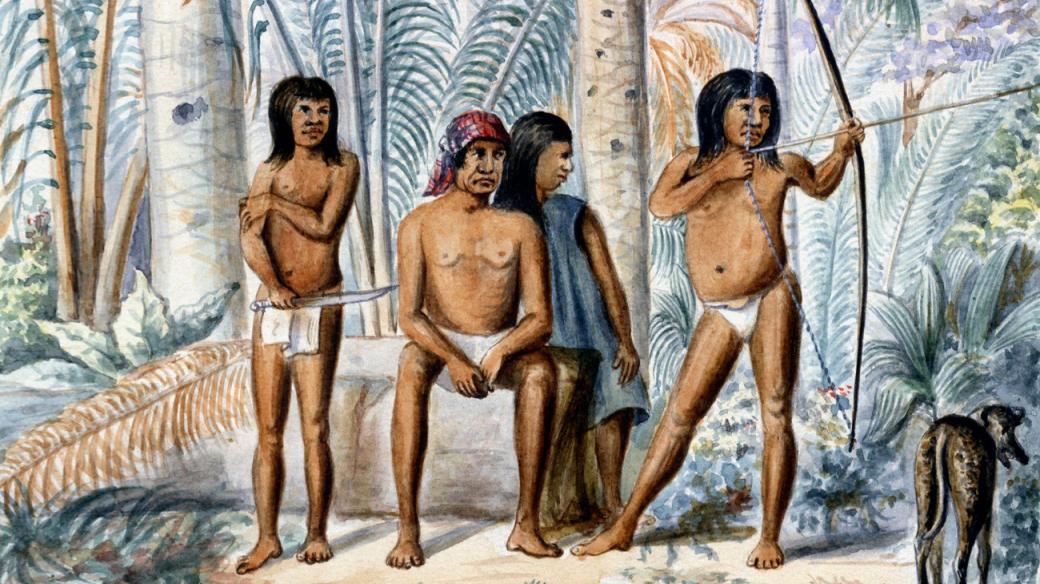 Manuel María Paz (1820–1902): Indiáni kmene Guahibo