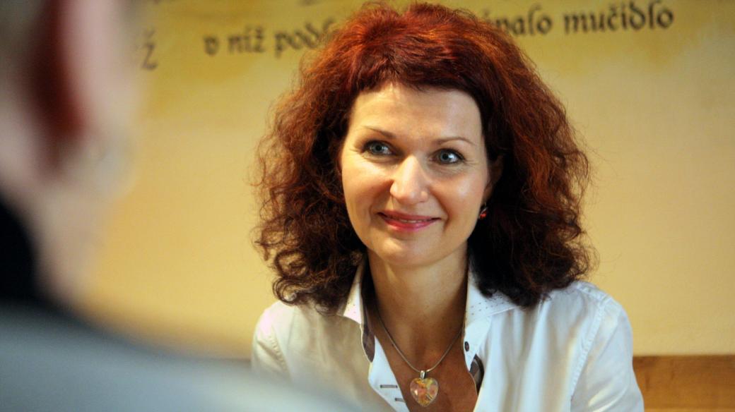 Monika Němcová, studentská vůdkyně z listopadu 1989 v Českých Budějovicích, nyní developerka