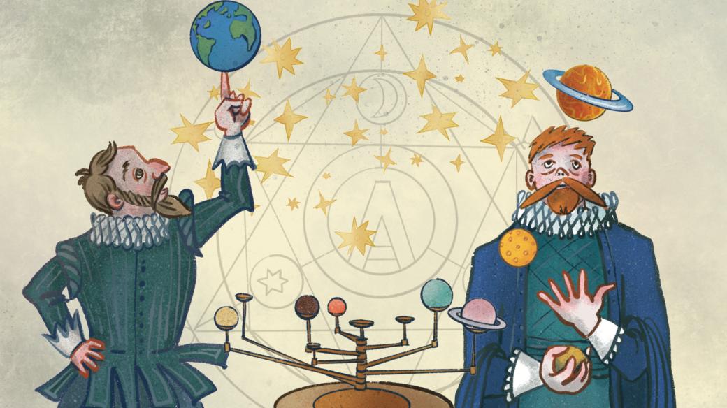 Tycho Brahe a Johannes Kepler
