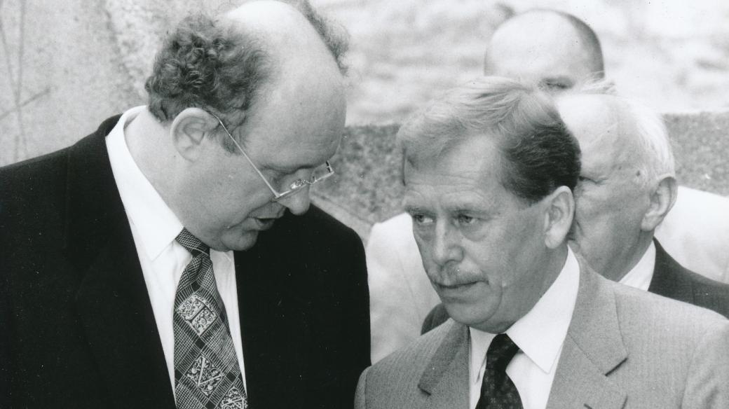 Marián Čalfa a Václav Havel
