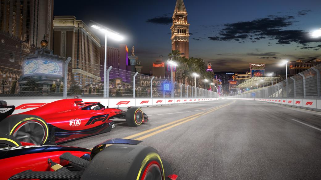 První pohled na trasu formule 1 v Las Vegas