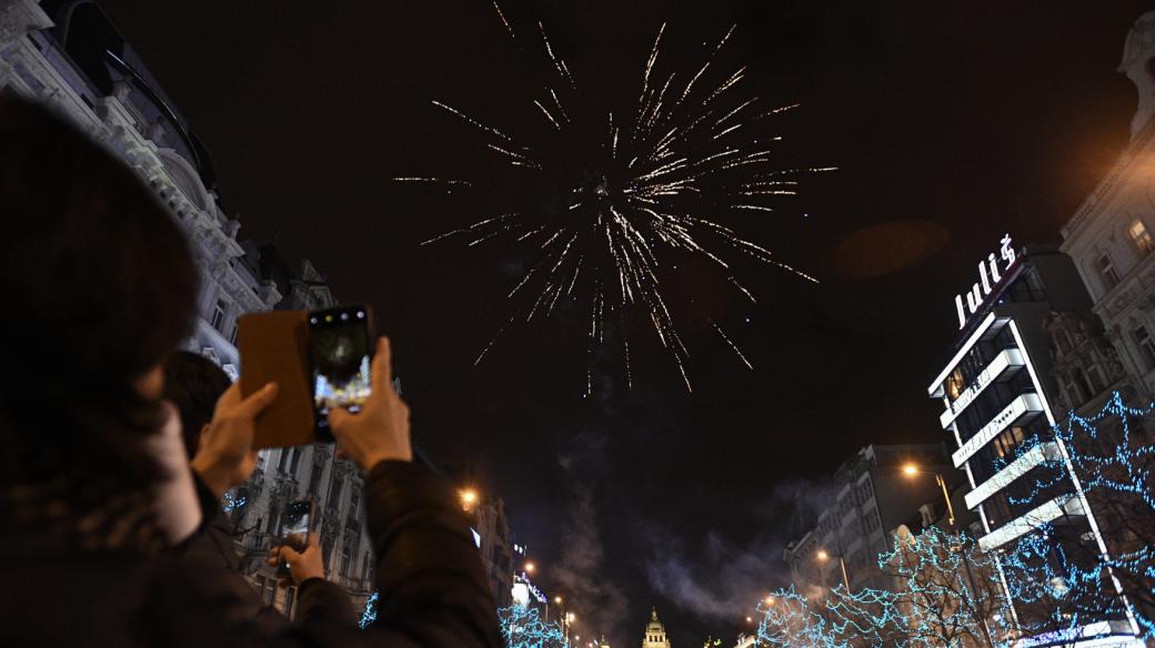 Oslavy Silvestra na Václavském náměstí v Praze, 31. prosince 2019.