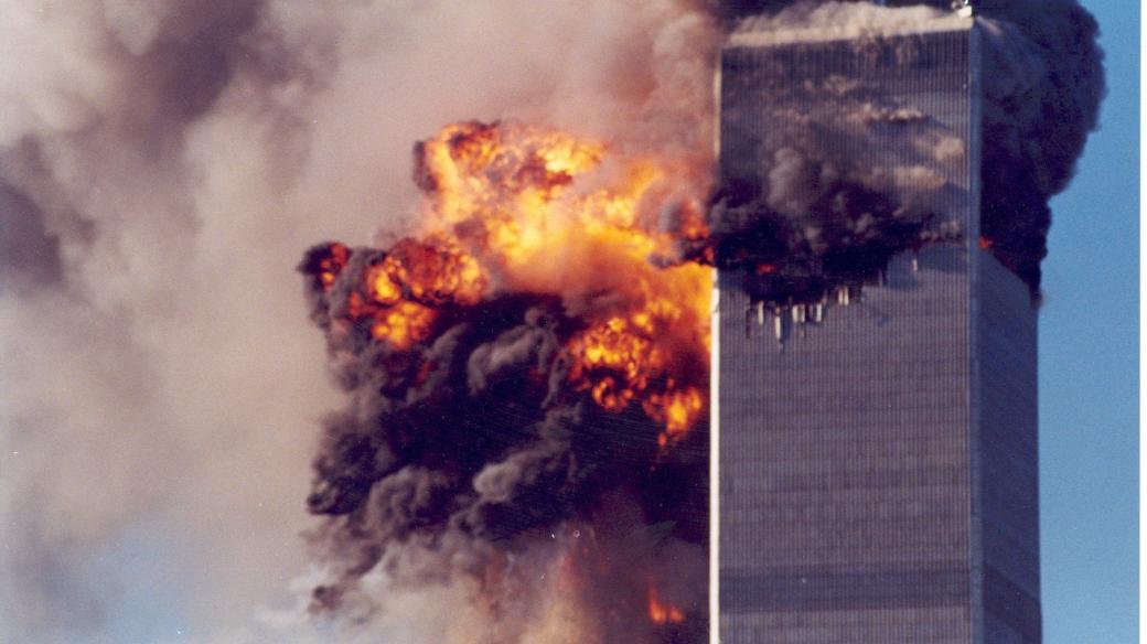 Teroristický útok na budovy Světového obchodního centra v New Yorku 11. září 2011.