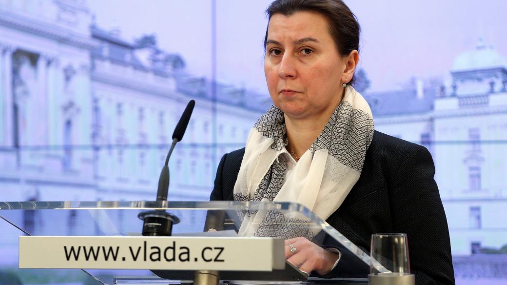 Zmocněnkyně vlády pro lidská práva Martina Štěpánková končí ve funkci.