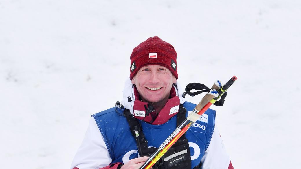 Lukáš Bauer trénuje polské běžce na lyžích