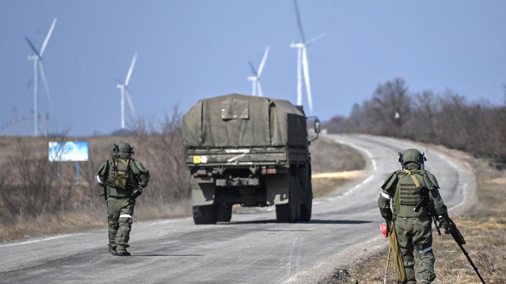 Ruská armáda operuje v Chersonské oblasti
