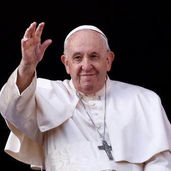 Papež František během poselství na Boží hod