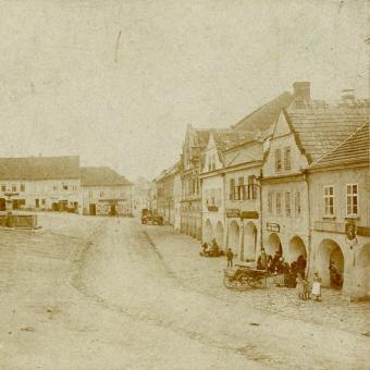 Staré Trhové Sviny v roce 1890