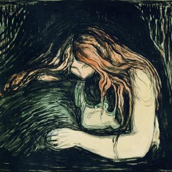 Edvard Munch, Upír, 1893