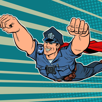 Policista superhrdina