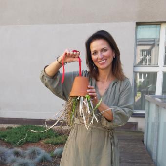 Adéla Gondíková se svým škvorníkem