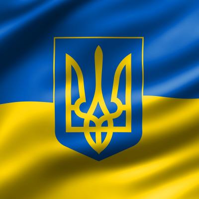 Ukrajinská vlajka a její znak