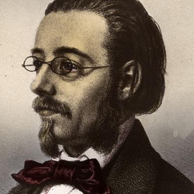 Bedřich Smetana na portrétu z roku 1855