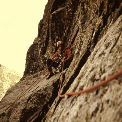 Petr Dvořák ve Vysokých Tatrách 1980 a tehdejší lezení v kopačkách