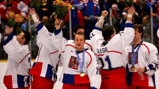 Naganskou pohádku dotáhli čeští hokejisté do zlatého konce ve finále proti Rusku