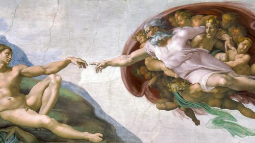 Stvoření Adama, Michelangelo