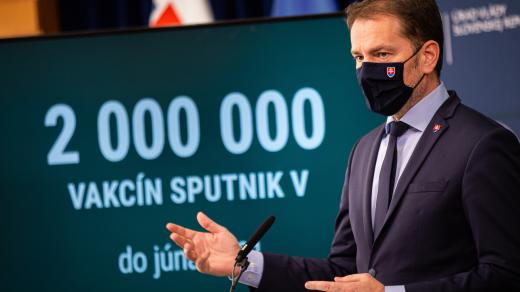 Slovenský premiér Igor Matovič nakoupil dva miliony dávek ruské vakcíny Sputnik V