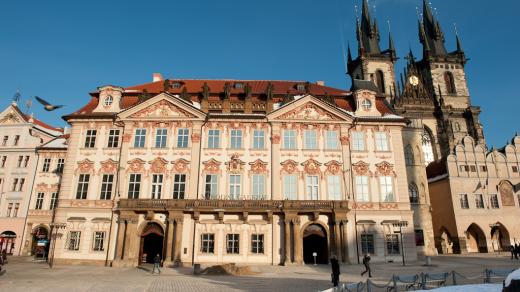 Palác Kinských, Staroměstské náměstí, Kostel P. Marie před Týnem, Praha 1