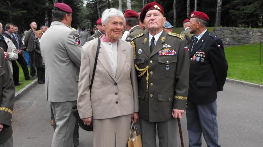 Brigádní generál Jaroslav Klemeš - jeden ze dvou dosud žijících parašutistů vysazených na území protektorátu