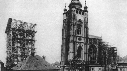 Katedrála sv. Víta někdy kolem roku 1887