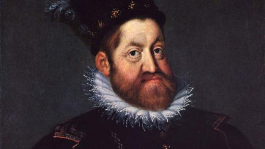 Joseph Heintz starší: Portrét Rudolfa II. (1592)