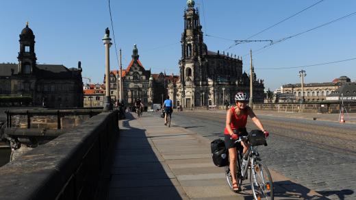 panorama Drážďany, Německo