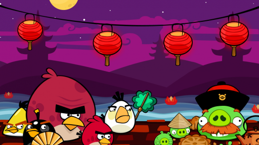 Mobilní hra Angry Birds