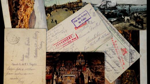 Polní pošta od českých vojáků v Orientu za 1. světové války