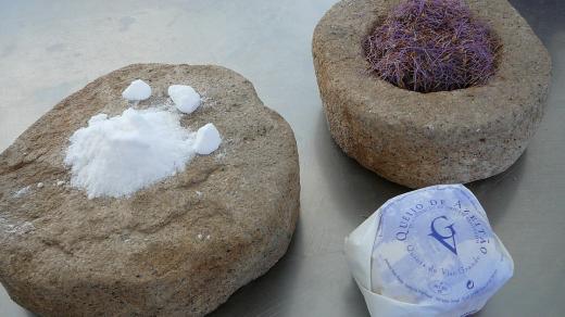 K výrobě sýra Azeitao se používají květy bodláku a sůl