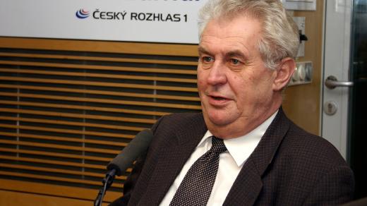 Miloš Zeman nastínil podmínky své kandidatury na prezidenta