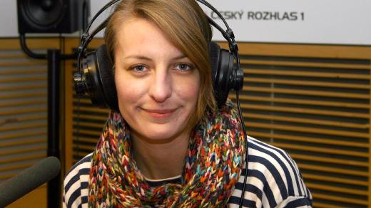 Herečka Anna Polívková byla hostem Radiožurnálu