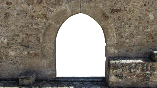 architektura, historie, středověk, hrad, oblouk