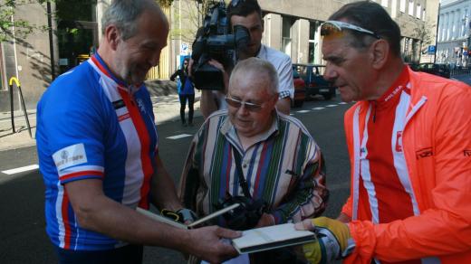Antonínu Mittelbachovi se už jeden z jeho snů splnil, když se setkal s cyklistickou legendou Ryszardem Szurkowským 