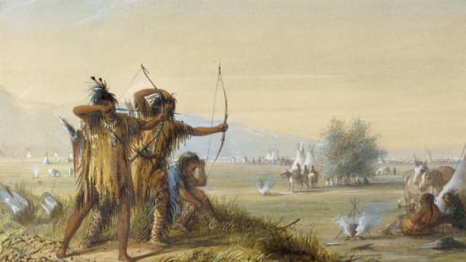 Luk a šíp, tradiční zbraň amerických Indiánů